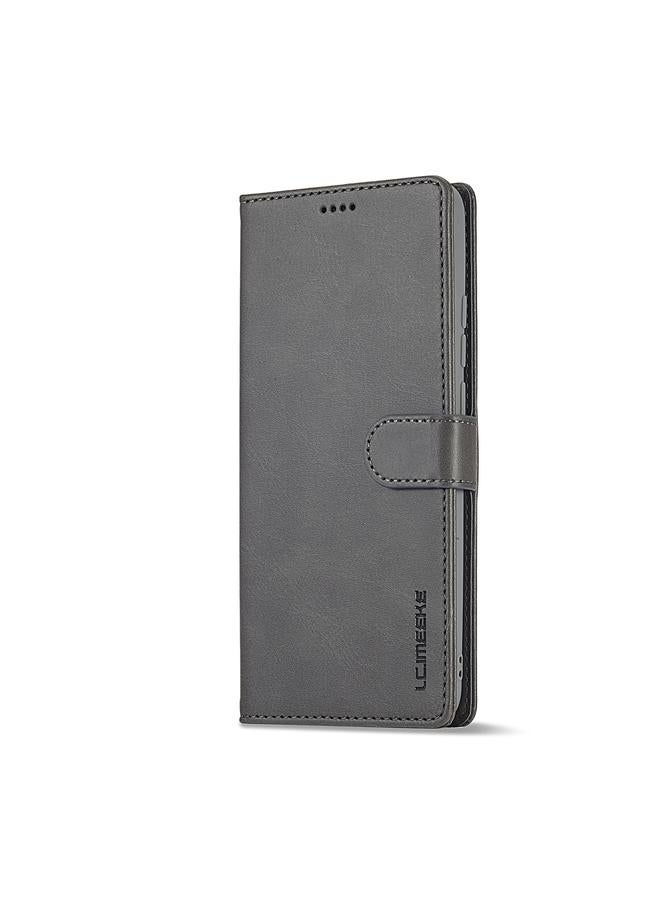 LC.IMEEKE Case For Xiaomi Redmi 12 Global Calf Texture Leather Phone Case - Image 2
