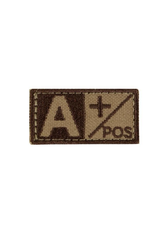 BLOOD TYPE PATCH COYOTE +A