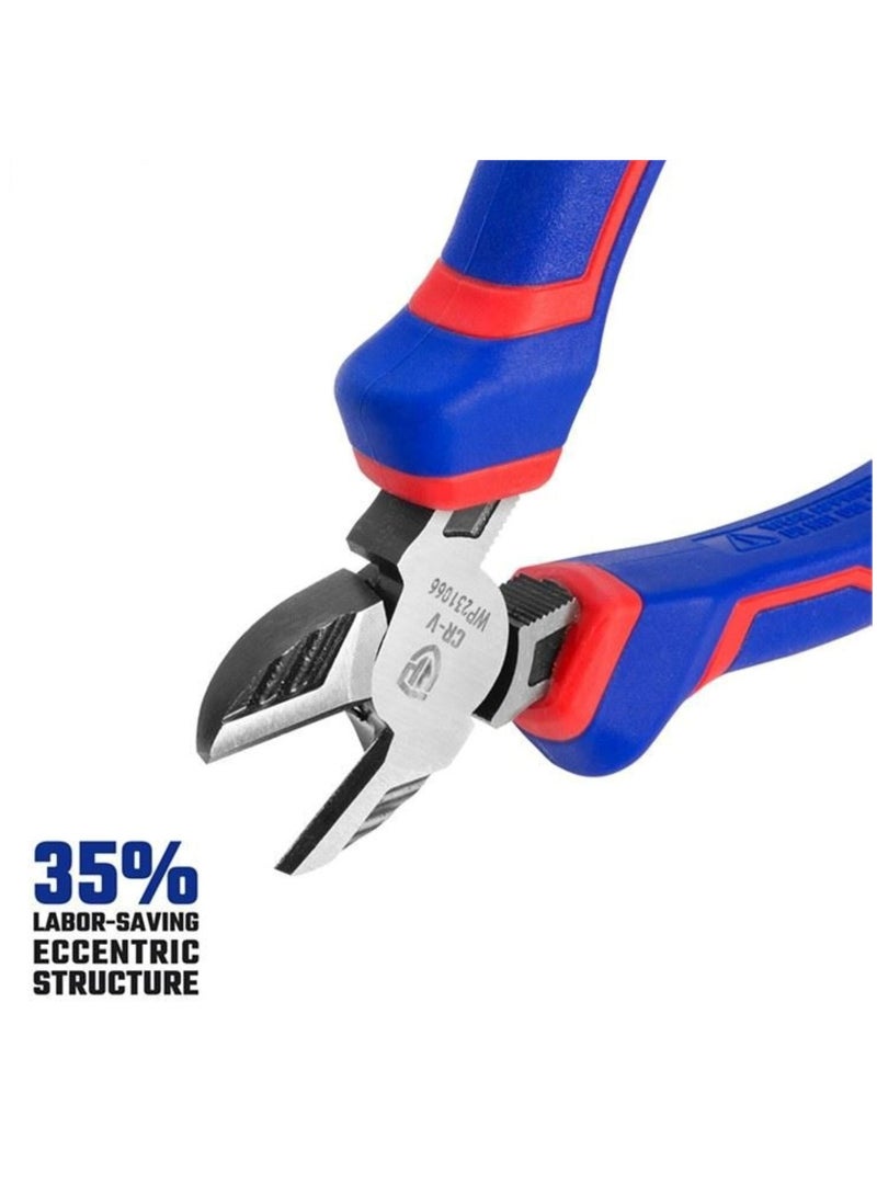 WORKPRO 7 Diagonal Cutting Pliers High Carbon Steel, Hardened Edge, Comfortable Grip - Image 3