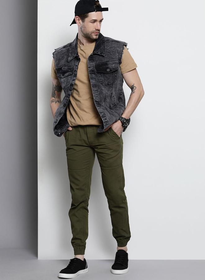 شركة المرآب الهندية جوغر مطوي الحافة بقصة ضيقة - Image 5