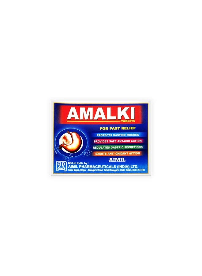 AIMIL Amalki Tablets - 30 Tablets (Pack of 1) | For Hyperacidity, Gut Reflux, and Heart Burn | Fast Relief - Image 1