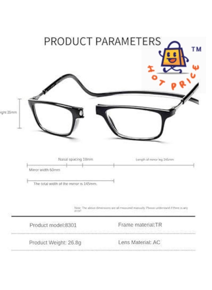 Magnetic Reading Glasses Around the Neck Lightweight for Women and Men - Image 5