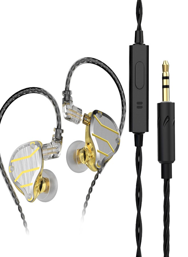 QKZ ZXN 3.5mm Wired Headphones Dynamic Music Earphone Detachable Headphone Cable Ear Hook Sports Headset In-ear Earbuds In-line Control with Mic - Image 1