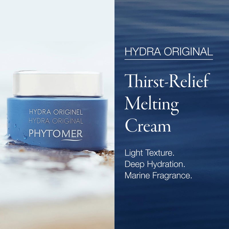 Phytomer Hydra Original Thirst-Relief Melting Cream | Hydrating Face Moisturizer for Dry Skin | Combats Dehydration | Safe, Natural, Organic Ingredients | Sustainable & Eco-Friendly | 50ml - Image 2