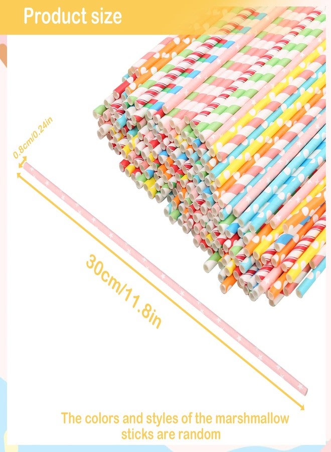 Zozimix 200 Pieces Cotton Candy Cones, Cotton Candy Sticks 13.8 inch - Bright Random Colors - Bulk for Parties, Events, Candy Making - Extra Length Prevents Sticky Hands - Image 2