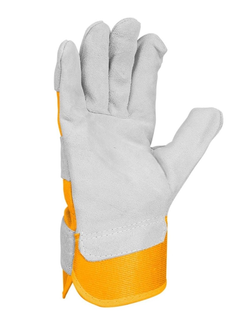 INGCO Yellow/gray heat resistant gloves  - Image 2