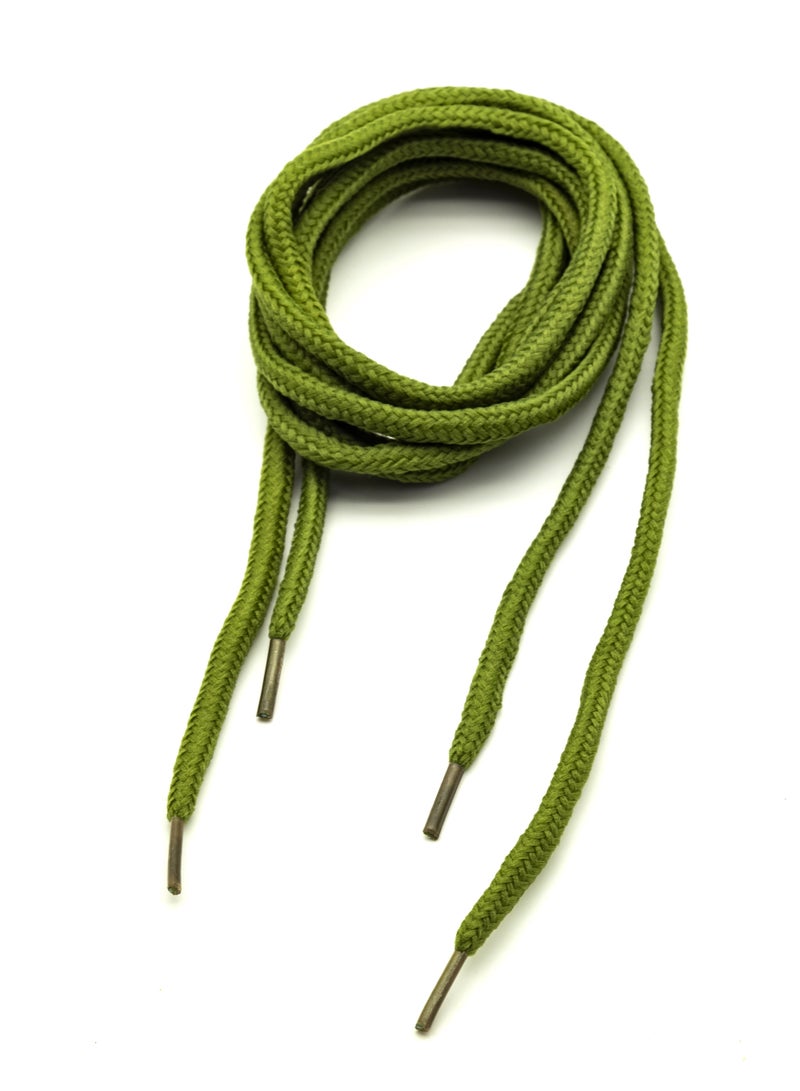 Shoe Laces - 12 Pairs of Durable 120cm - Olive - Image 3