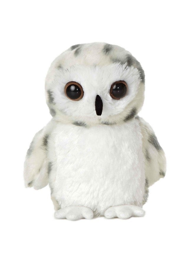 Aurora® Adorable Mini Flopsie™ Snowy Owl Stuffed Animal - Playful Ease - Timeless Companions - White 8 Inches - Image 1
