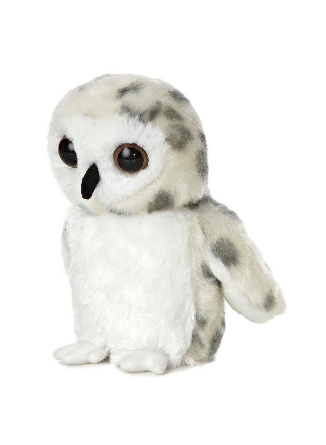 Aurora® Adorable Mini Flopsie™ Snowy Owl Stuffed Animal - Playful Ease - Timeless Companions - White 8 Inches - Image 2