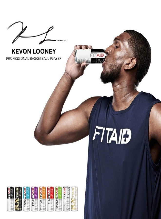لايف ايد FITAID Rx Zero، مناسب لنظام الكيتو الغذائي، مشروب التعافي رقم 1 بعد التمرين، 0 غرام سكر، كيرسيتين، كرياتين، أحماض أمينية متفرعة السلسلة، شاي أخضر، 5 سعرات حرارية، 12 أونصة سائلة (عبوة من 12) - Image 5