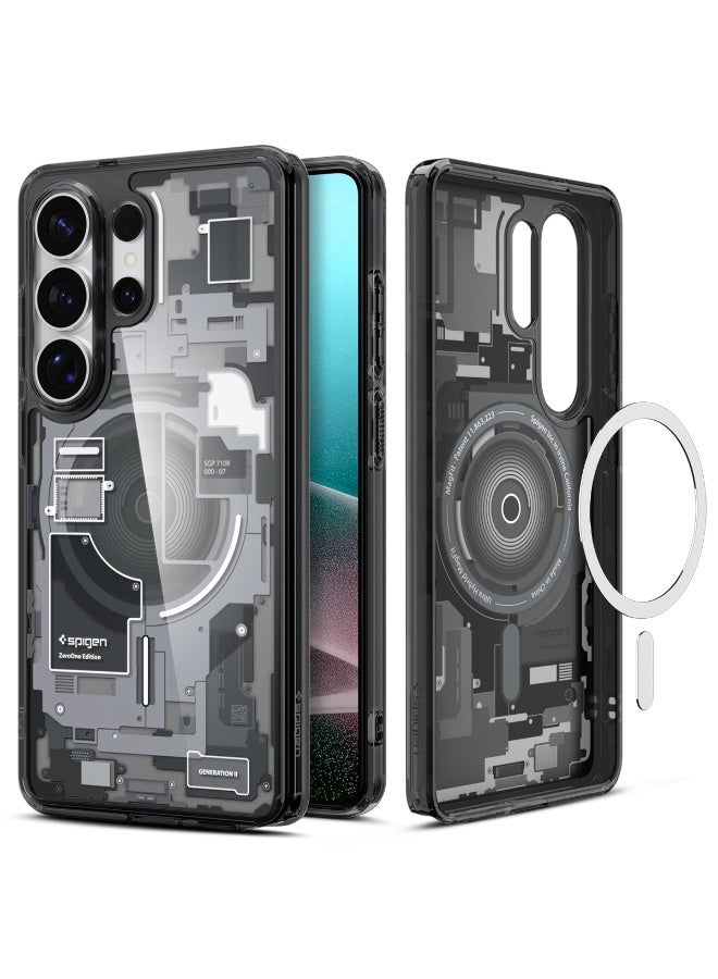 Spigen Ultra Hybrid MagFit for Samsung Galaxy S26 ULTRA case cover [MagSafe compatible] (2026) - Zero One Black - Image 1