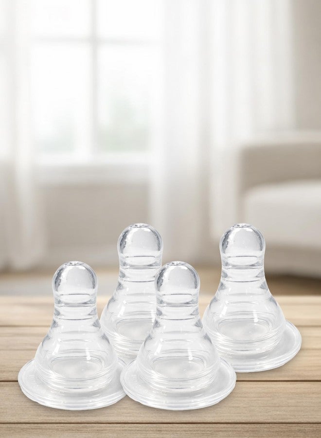 Kidbea Stainless Steel Baby Feeding Bottle 150ml (0m+) | BPA Free Wide Neck Anti-Colic Infant Milk Bottle with 4 Extra Silicone Nipples for Newborns - Image 3