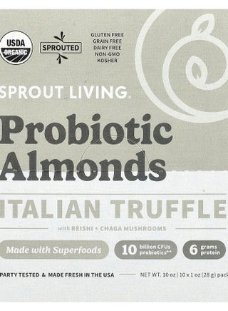 Probiotic Almonds Italian Truffle with Reishi + Chaga Mushrooms  10 Packets 1 oz (28 g) Each - pzsku/Z8FE753C4DD4462840C76Z/45/_/1730767397/878e7e48-3816-4091-bfa8-f695dbe797d0
