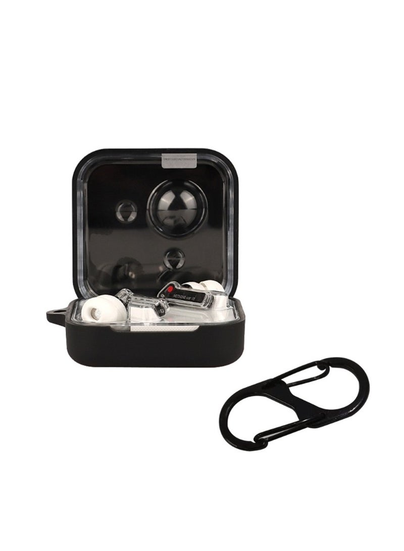 Silicone Case Compatible With Nothing Ear (2) - Protective Cover for Headphones -Black - Image 2