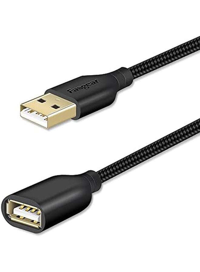 Fasgear Usb 2.0 Extension Cable 10Ft A Male To A Female Usb Extension Lead For Charging And Syncing Usb Extender For Printers Cameras Mouse Keyboards And Other Computer Accessories 3M Black - Image 4