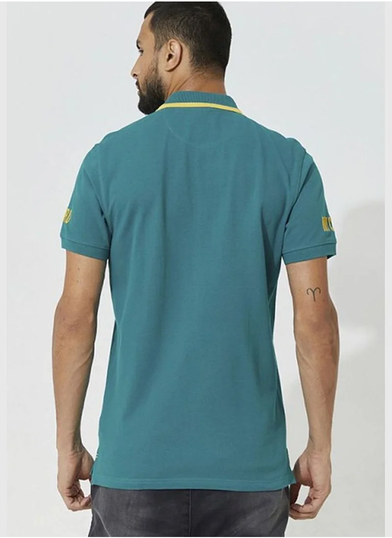 ايروبوستال Short Sleeve Tipping and Brand Print On Sleeves Polo T-Shirt