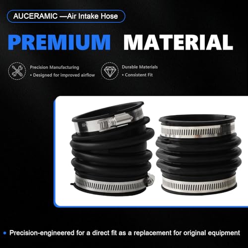 AUCERAMIC 696-724 696-047 Engine Air Intake Hose with Clamps Fit 2002-2003 for Lexus ES300 2004-2006 for Lexus ES330 RX330 3.0L 3.3L V6 GAS DOHC Replace 1788220161 - Image 4