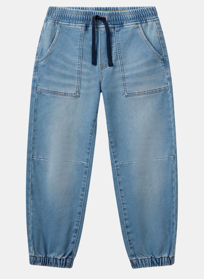 Benetton Denim Joggers  - Image 1