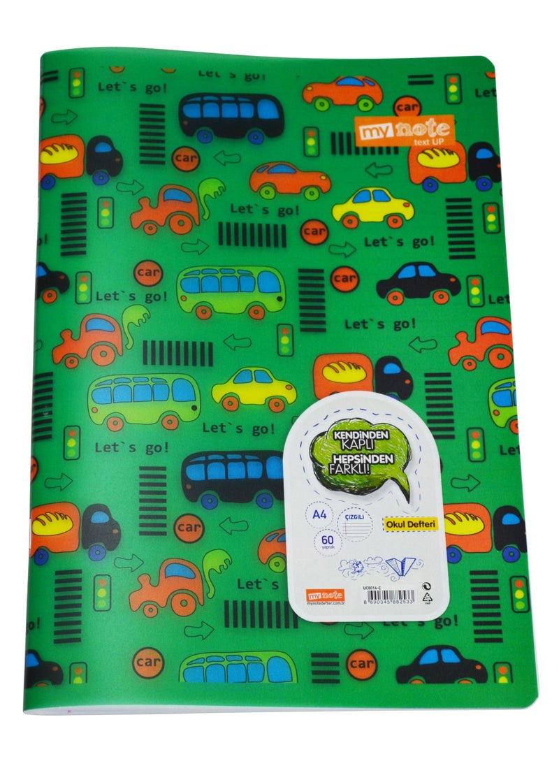 Mynote Text Up Notebook A5 40 Yp Squared UC6001-K 