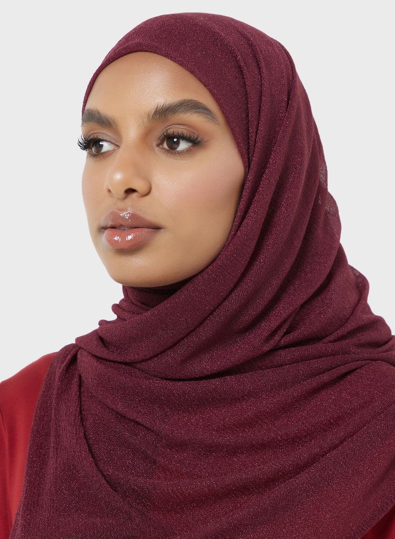 Khizana Crinkled Long Hijab Scarf  - Image 1