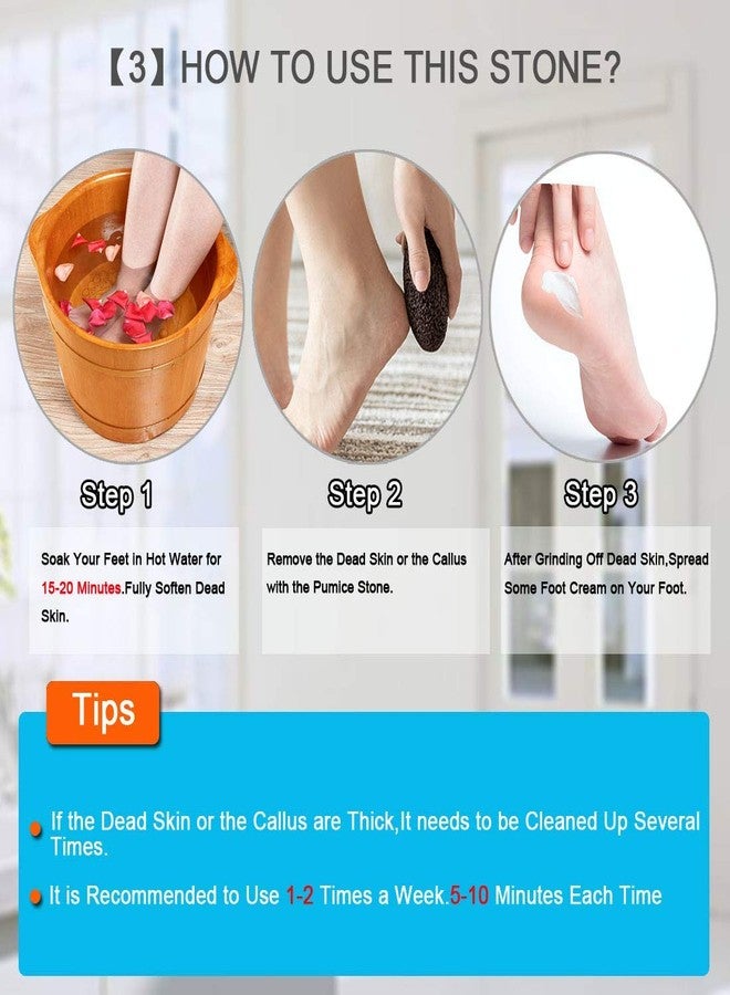 Organic B Cooled Volcano Lava Foot Scrub Stone| Deep Exfoliation - Image 4