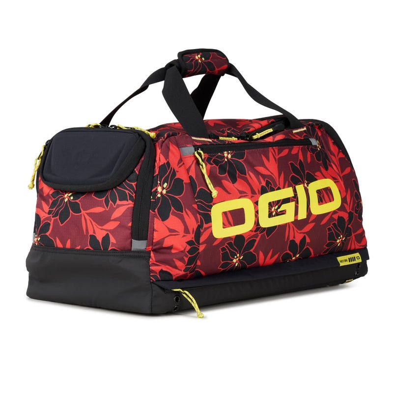 OGIO 35 Liter Fitness Duffel Bag Red Flower Party