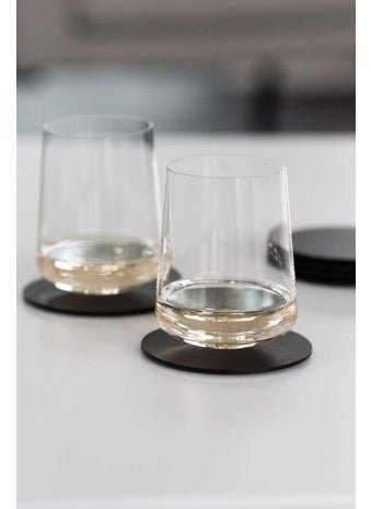 3Art Metal A Coffee? Written Metal Mug Coasters - Set of 3 Metal Coasters  - Image 3