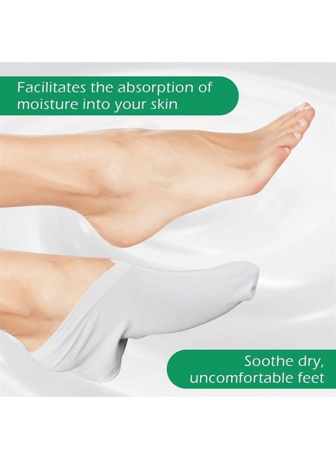 Sibba - 6 Pairs Moisturizing Socks Overnight, Cosmetic Moisturizing Socks for Women and Men, Lotion Moisturizing Socks Spa Overnight Absorbing for Dry Cracked Feet - Image 1