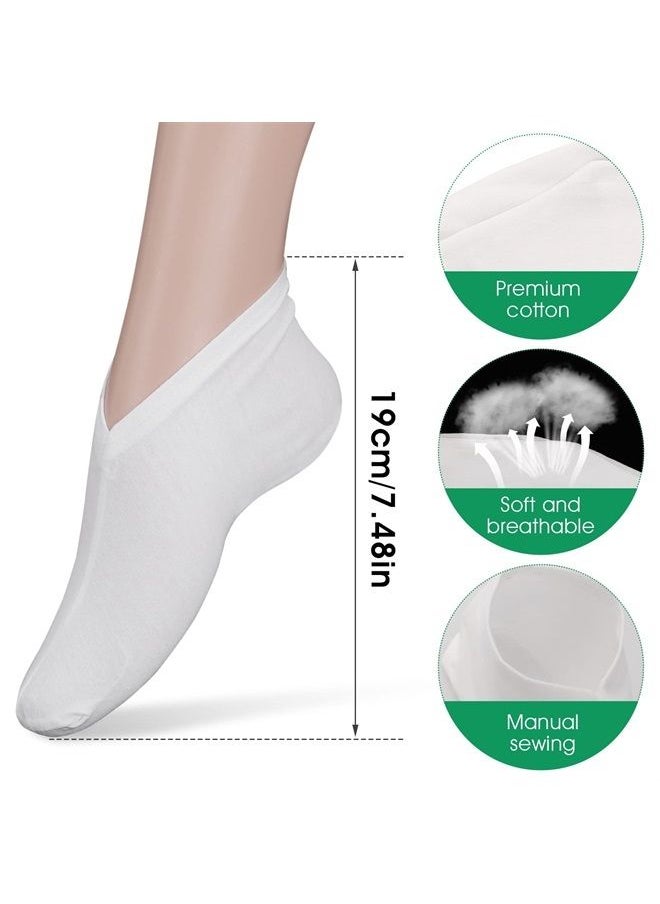 Sibba - 6 Pairs Moisturizing Socks Overnight, Cosmetic Moisturizing Socks for Women and Men, Lotion Moisturizing Socks Spa Overnight Absorbing for Dry Cracked Feet - Image 1