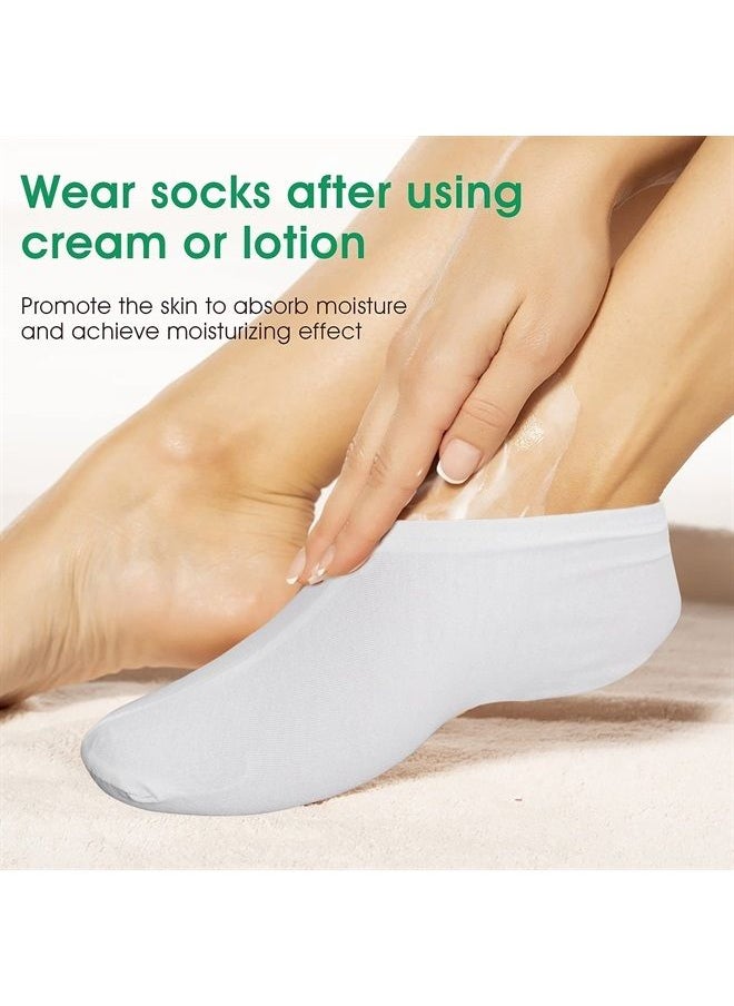 Sibba - 6 Pairs Moisturizing Socks Overnight, Cosmetic Moisturizing Socks for Women and Men, Lotion Moisturizing Socks Spa Overnight Absorbing for Dry Cracked Feet - Image 1