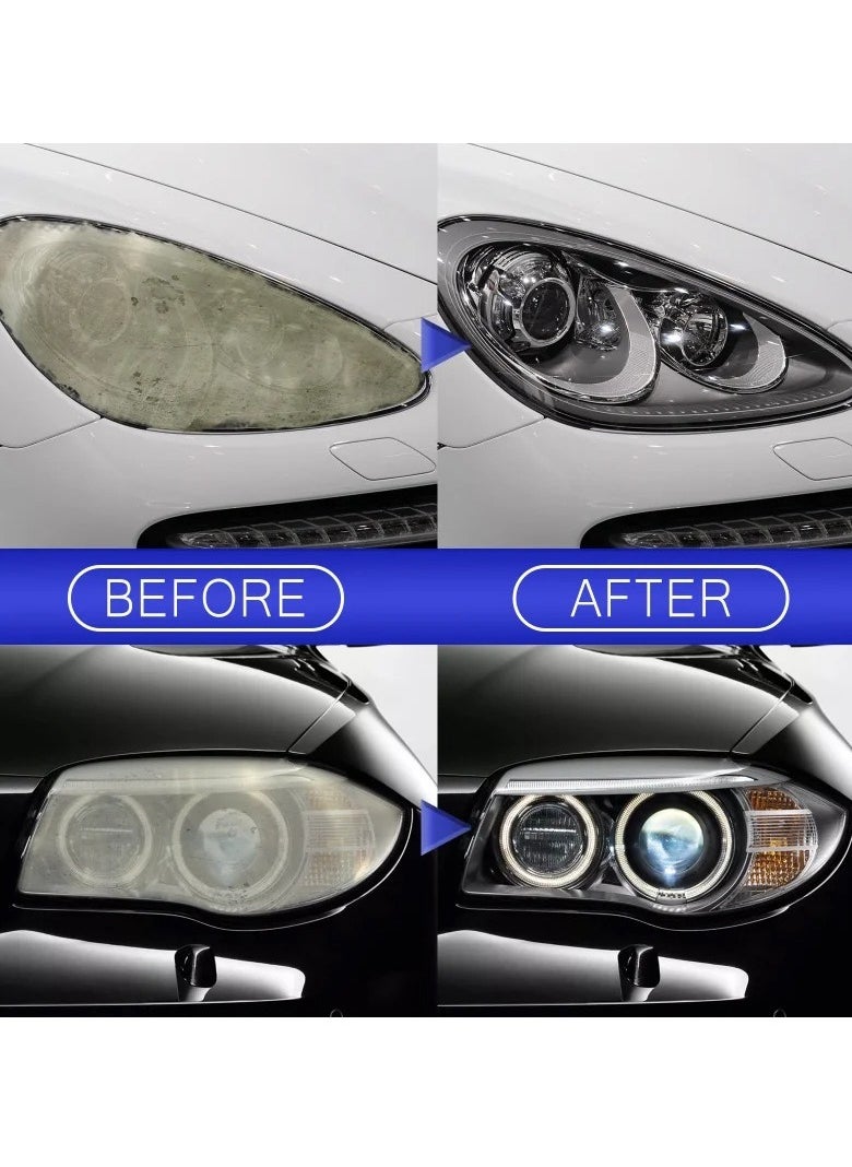 OUHOE Car Headlight Repair Fluid, Convenient Portable Auto Headlight Restoration Liquid, Long Lasting Innovative Headlight Repair Polish, Scratch Removal Spray for Head Light Lens, (1pc 100ml)  - Image 4