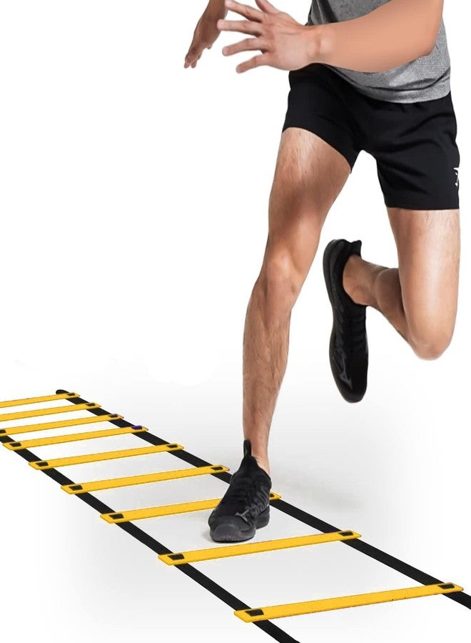 Victory India Best Plastic Speed Ladder (7 Rungs) -3.8 Meter for Training,Exercise, Gym and Any Sports Activity (Yellow) - Image 2