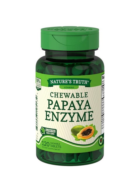 Chewable Papaya Enzyme 120 Tablets