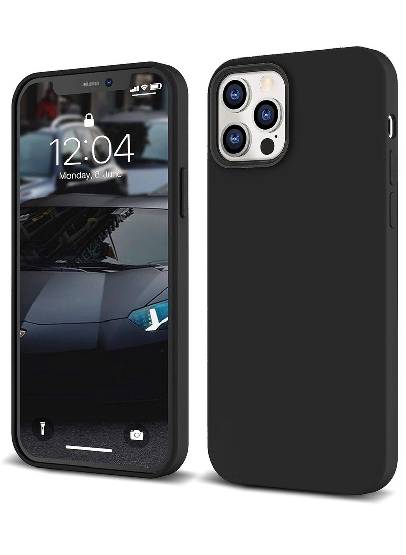 MIGOFAST Liquid Silicone Gel Cover with Full Body Protection Anti-Scratch Shockproof Case Compatible with iPhone 12 Pro - Image 1