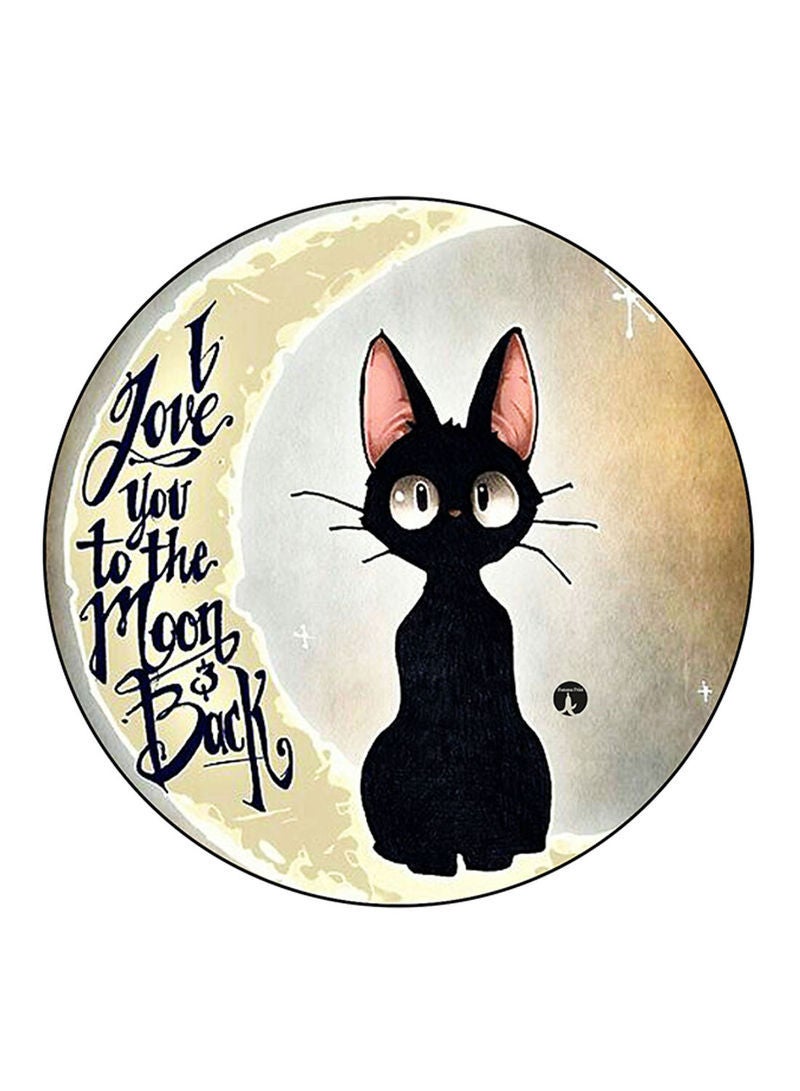 RKN Cat Printed Mouse Pad Multicolour