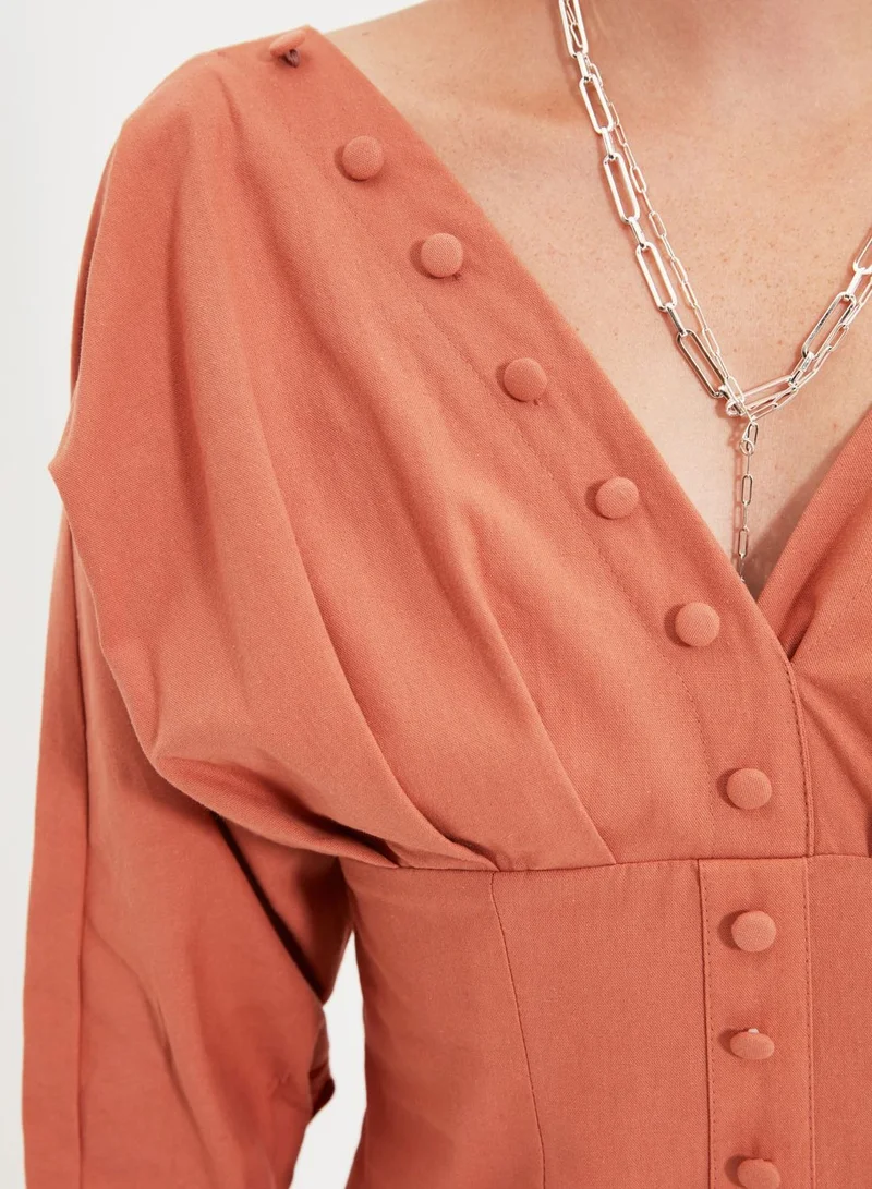 trendyol Button Down Dress