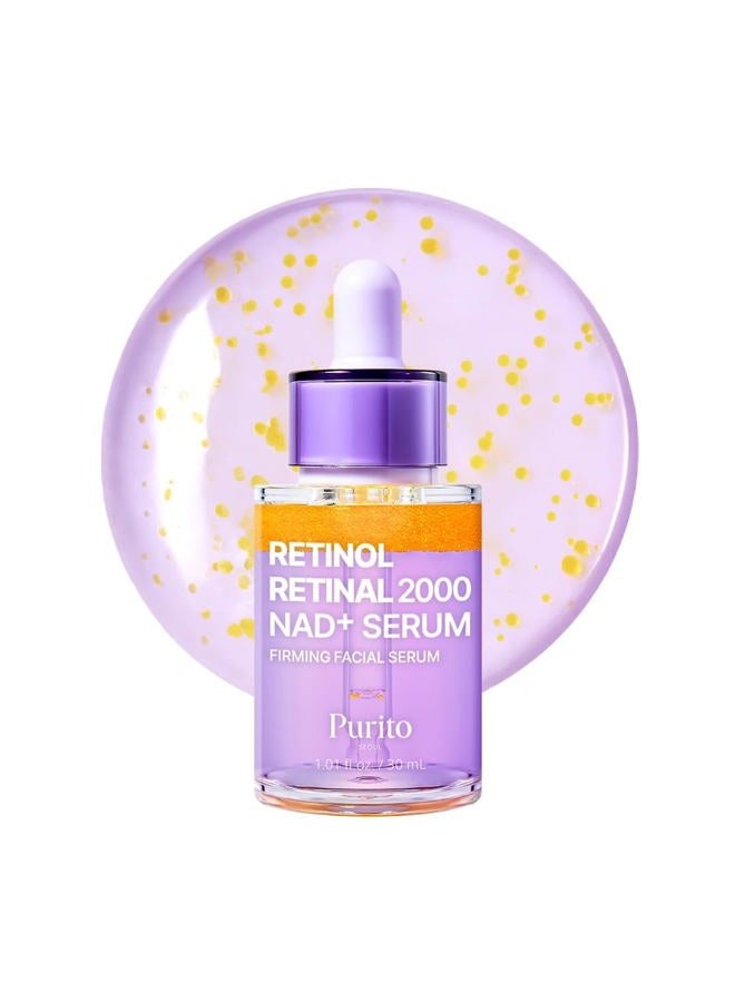 PURITO Retinol 0.1% + Retinal 0.1% Anti-Aging Facial Serum | for Wrinkles, Fine Lines & Firmer Skin | Dual Retinoids with NAD+, Improve Elasticity & Skin Texture | Korean Skincare, 30mL 1.01 fl.oz - Image 1