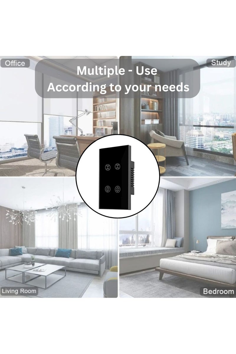 تويا مفتاح شاتر-ستاره تويا الذكي، مفاتيح لمس, يعمل بالواي فاي 2.4 جيجا هرتز، يجب توافرسلك ارضي مع السلك الحي، التحكم عن بعد Smart Life/Tuya App، مساعدة Alexa/Google (2 خط) - Image 5