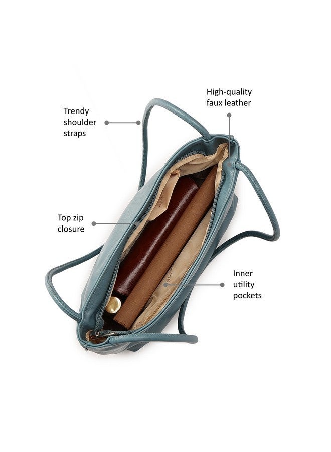 Fastrack Structured Shoulder Bag for Women, Girls and Laides | Made of Premium PU Material | Shoulder Bag for Casual Carry | Ladies Purse Handbag | Trendy Women Handbags - Image 3