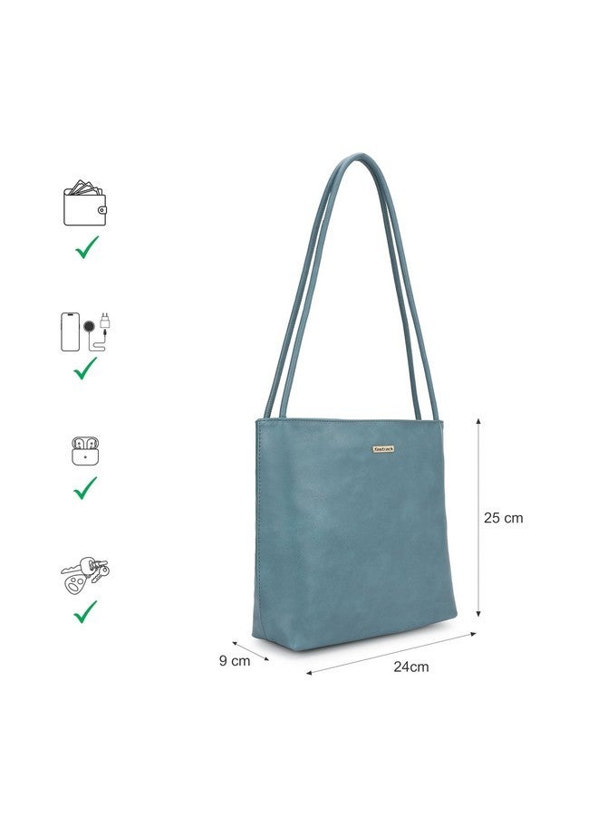 Fastrack Structured Shoulder Bag for Women, Girls and Laides | Made of Premium PU Material | Shoulder Bag for Casual Carry | Ladies Purse Handbag | Trendy Women Handbags - Image 4