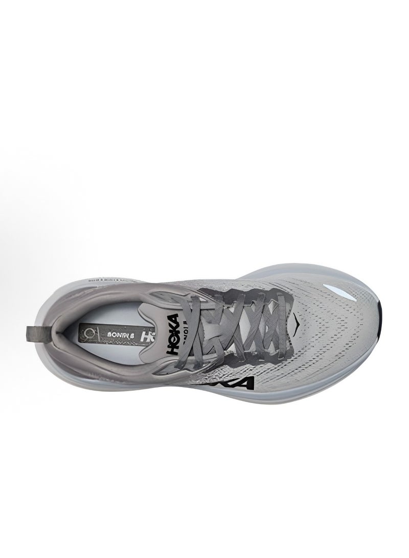 هوكا HOKA الهواء مضاد للماء بوندي 8 أحذية الركض الرمادي / الأسود - Image 4