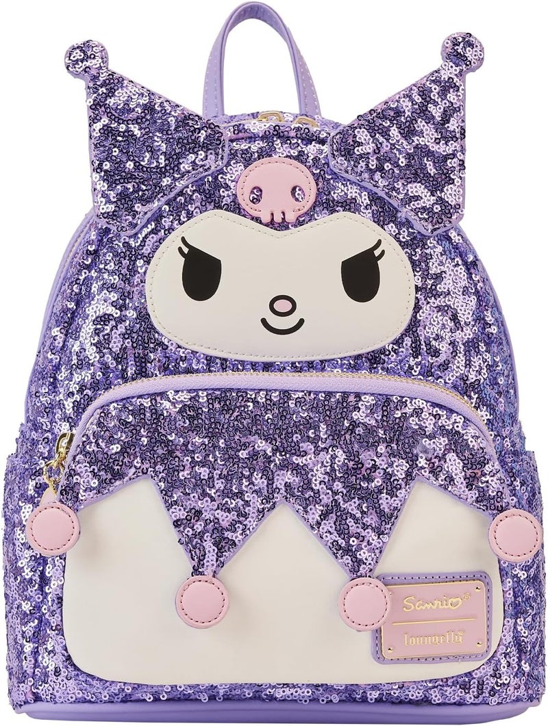 Loungefly Sanrio Sequin Kuromi Mini Backpack - Image 1