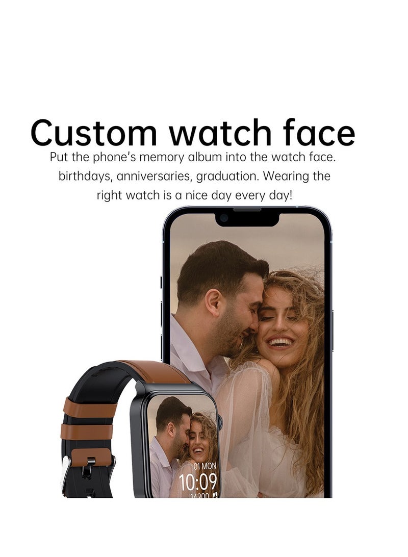 AROAQ Smart Watch, Fitness Tracker With Heart Rate Monitor, Blue Silicon Multifunctional Smart Watch, Waterproof Activity Tracker For Android And Ios Phones - Image 4