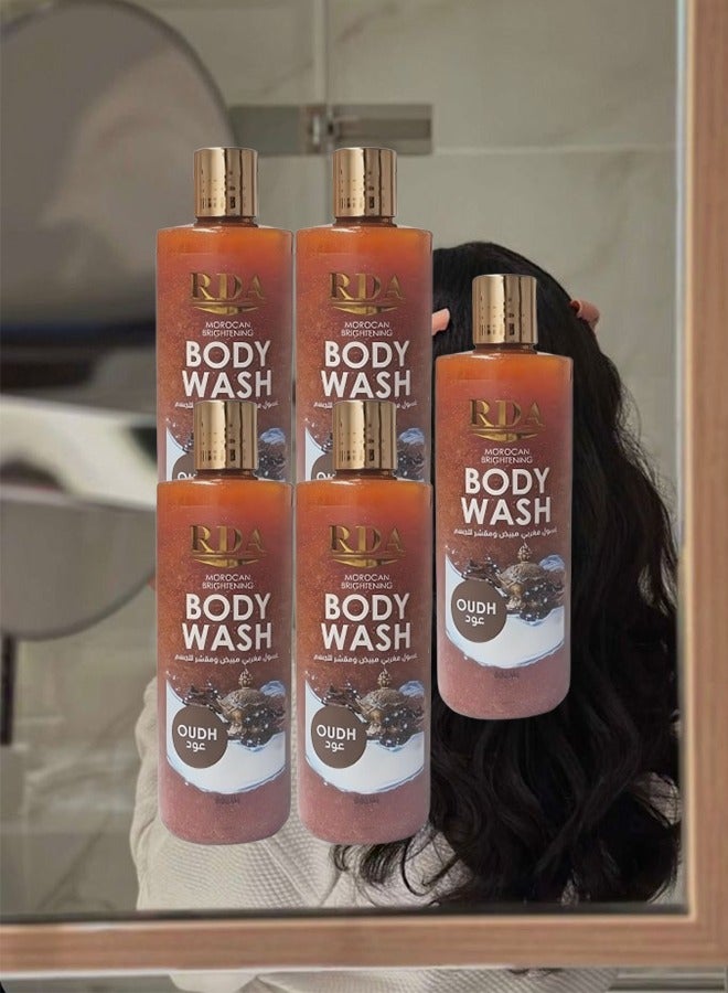 RDA 5 Pieces Oudh Moroccan Brightening Body Wash 100ml - Image 1