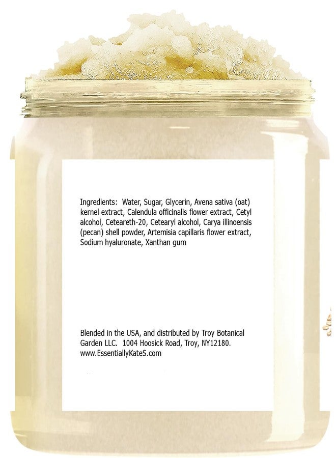 Essentially KateS Oatmeal Sugar Body & Foot Scrub 10 oz - Very Gentle, and Perfect for Sensitive Skin, for a complete spa-like experience - Packaging color may vary. - Image 2
