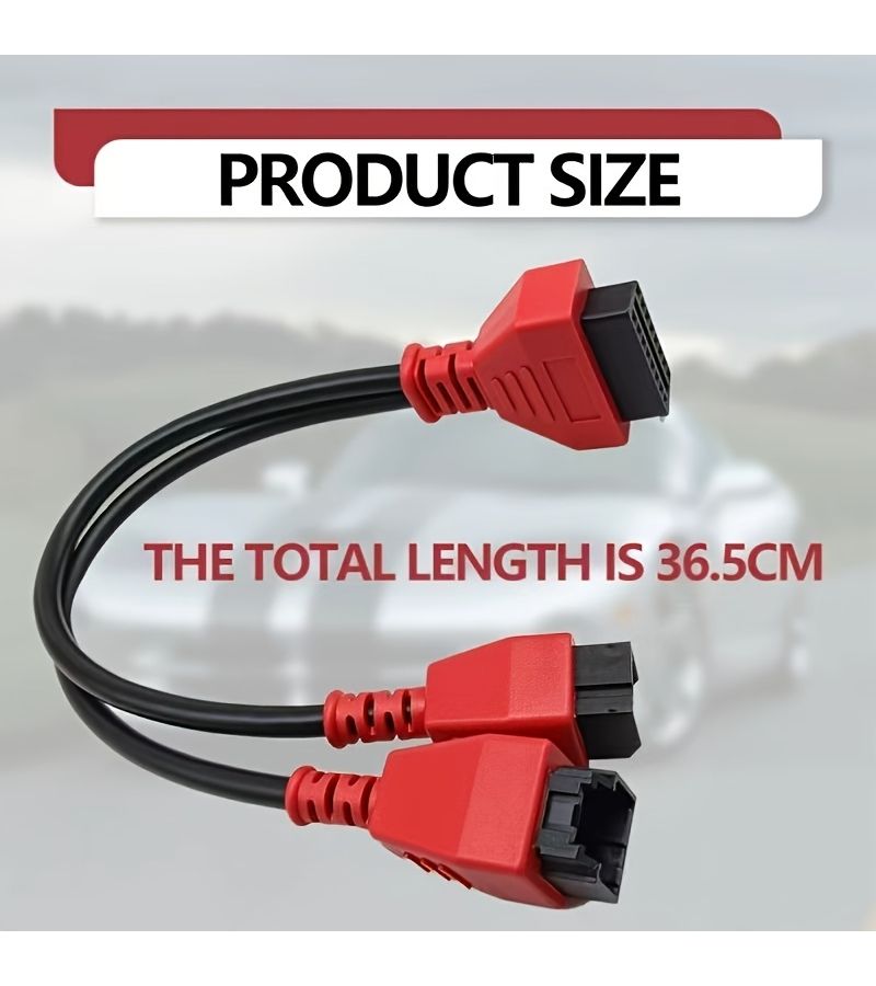 OEM FCA 12 8 Adapter Cable Diagnostic Cable Bypass Fit for Chrysler Security Gateway Module Red - Image 5