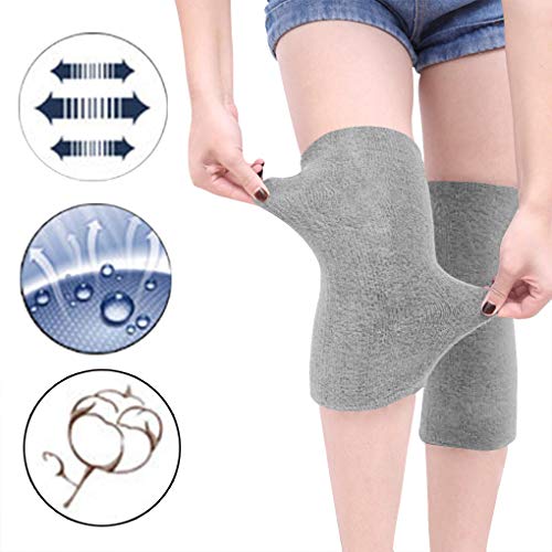FakeFace Winter Warm Knee Braces Leg Compression Sleeve Support Womens Mens Cotton Knee Pads for Arthritis Pain Relief - Image 2