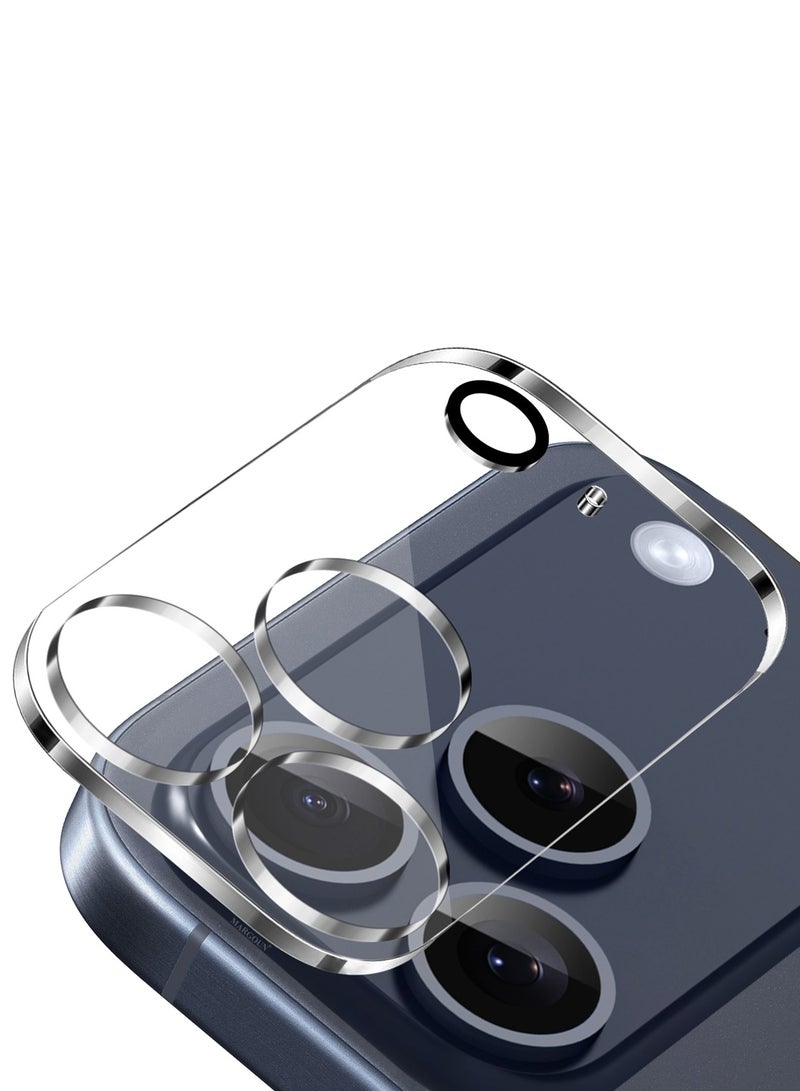 CATANES 2Pieces Camera Lens Protector 9H Tempered Glass for iPhone 17 Pro - Clear - Image 2