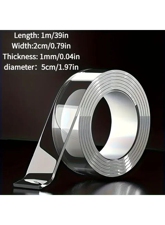3pcs Double Sided Tape Transparent Mesh Nano Washable Traceless For Home Office Car - Image 5