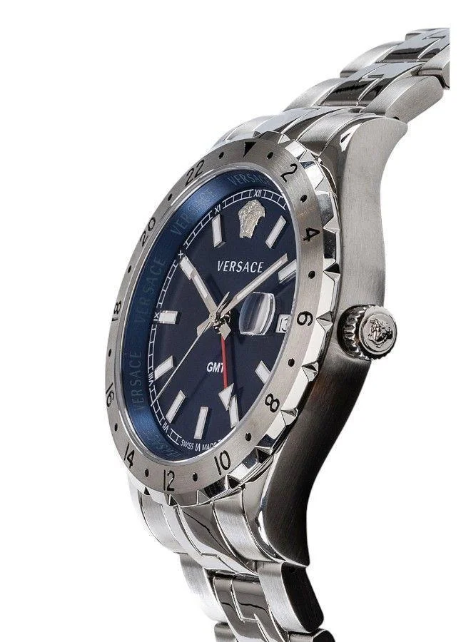 VERSACE Hellenyium GMT Blue Dial Watch